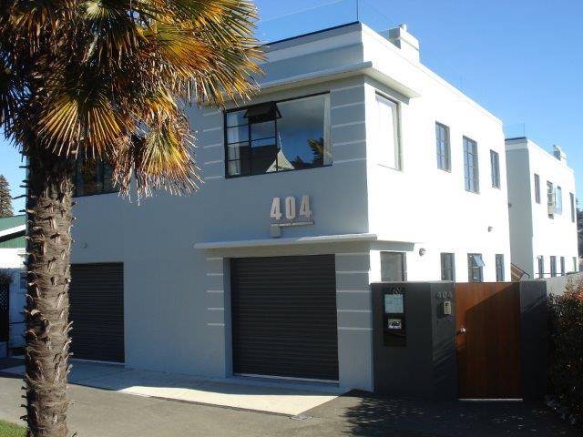 Front view of apartments